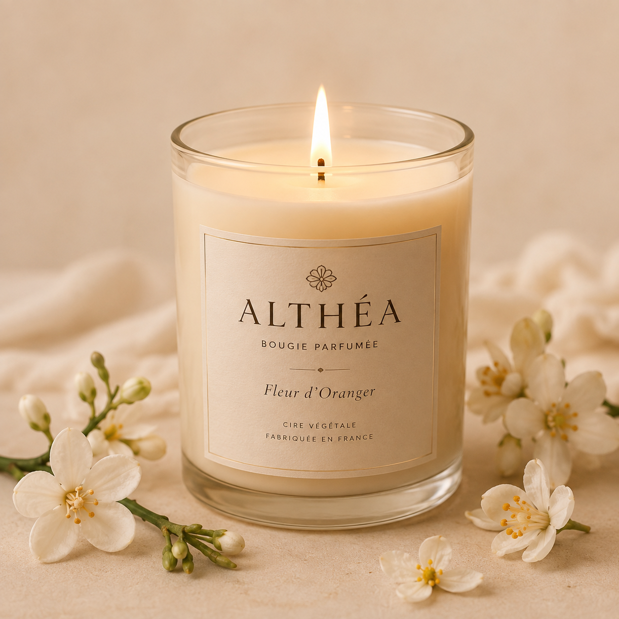 Bougie parfumée Fleur d'Oranger