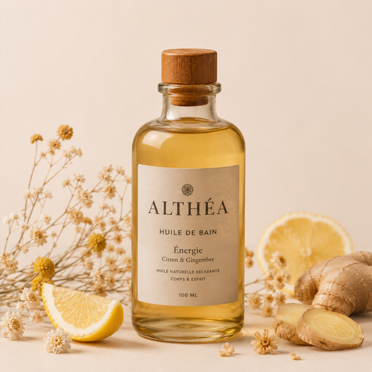 Huile de bain Énergie — Citron & Gingembre