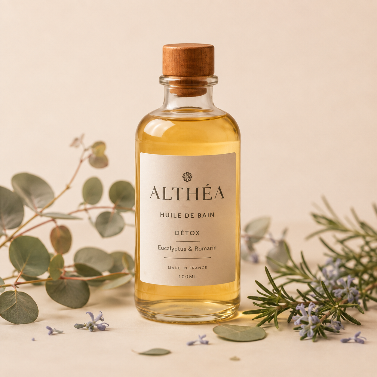 Huile de bain Détox — Eucalyptus & Romarin