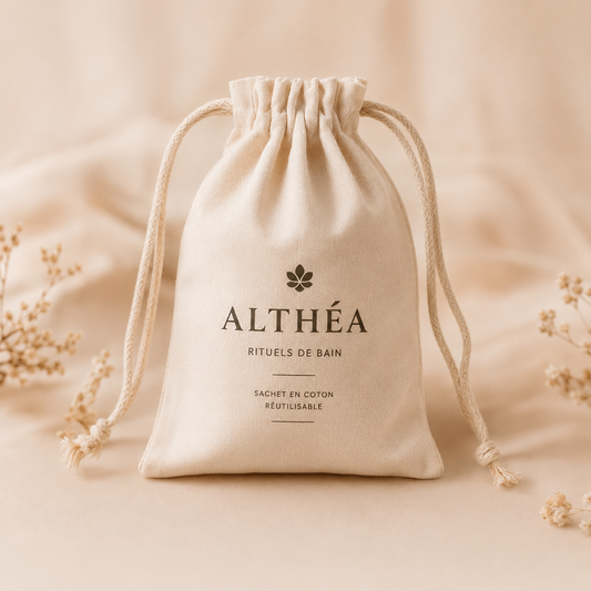 Sachet en coton réutilisable